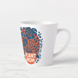 Plant Mom Kamerplanten Art Monstera Pothos Latte Mok