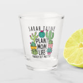 Plant Mom Life Prickly Cactus Shot Glass Shot Glas (Voorkant)