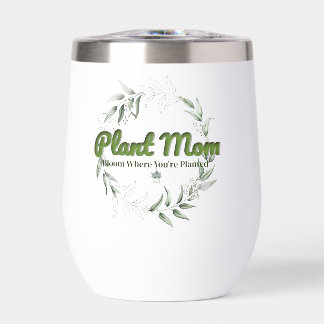 Plant Mom Minimal Botanical Tumbler