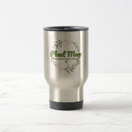 Plant Mom Roestvrij reizen Tumbler – Bloom Waar Y Reisbeker