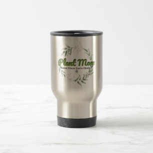 Plant Mom Roestvrij reizen Tumbler – Bloom Waar Y Reisbeker