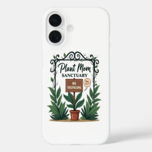 Plant Mom Sanctuary: geen overtreding iPhone 16 Hoesje