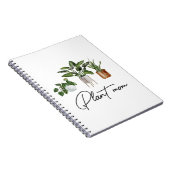 Plant Mom Watercolor House Plants Notitieboek (Rechterzijde)
