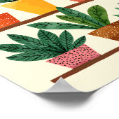 Plant Mom Waterverf Poster (Hoek)