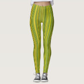 PLANT MOSTERDPATROON LEGGINGS (Voorkant)