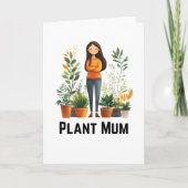 Plant Mum Groeten Kaart (Voorkant)