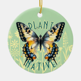 Plant Native Ceramic Ornament