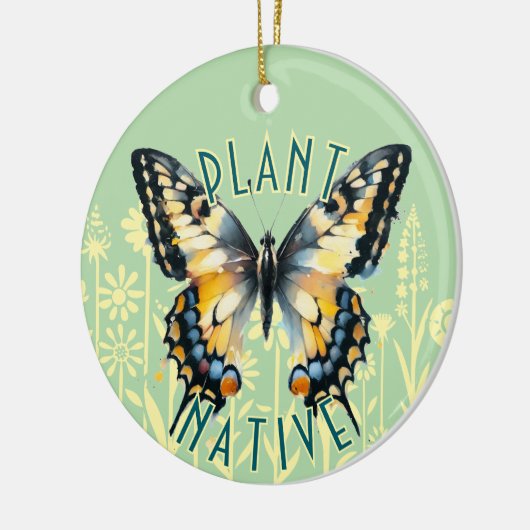 Plant Native Ceramic Ornament (Links)
