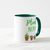 Plant Nerd Funny Gardening en Houseplant Mok (Voorkant rechts)