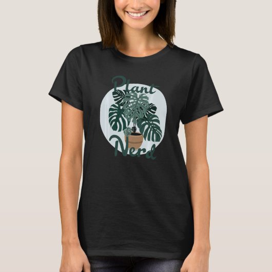 Plant Nerd Monstera 1 T-shirt (Voorkant)