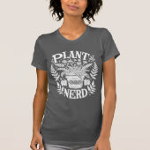 Plant Nerd (wit) T-shirt (Voorkant)