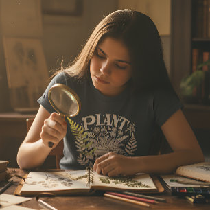 Plant Nerd (wit) T-shirt