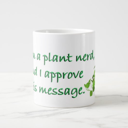 PLANT NERDS UNITE! GROTE KOFFIEKOP (Voorkant)