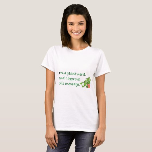 PLANT NERDS UNITE! T-SHIRT (Voorkant volledig)