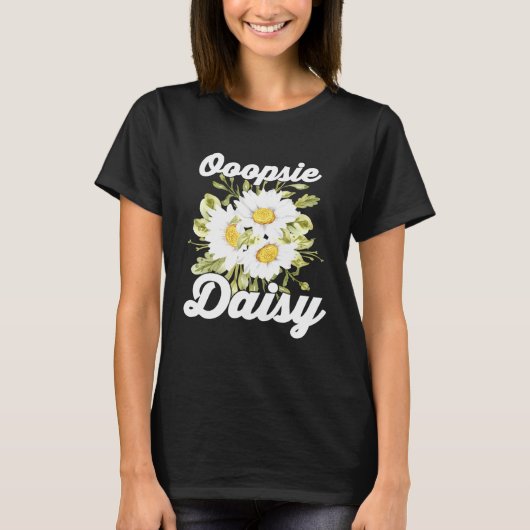 Plant - Ooopsie Daisy - Botanische stoffen - Tuin  T-shirt (Voorkant)