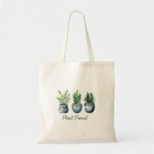 Plant ouder Canvas tas, Plant moeder geschenken Tote Bag (Voorkant)