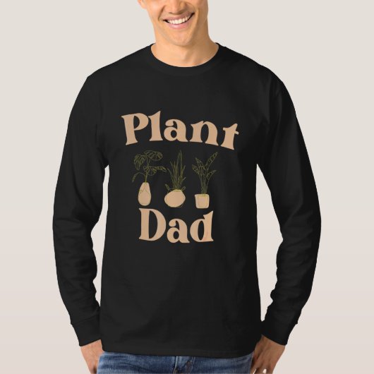 Plant pa Plant vaderdag voor zijn Mannen T-shirt (Voorkant)