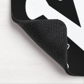 Plant pap mousepad. Grappig tuinieren citaat Muismat (Hoek)