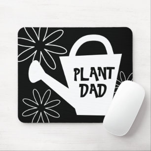 Plant pap mousepad. Grappig tuinieren citaat Muismat