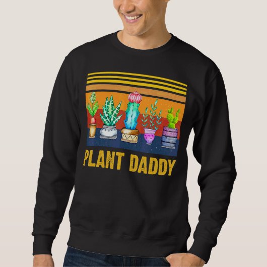 Plant papa Cactus Gardening Trui (Voorkant)