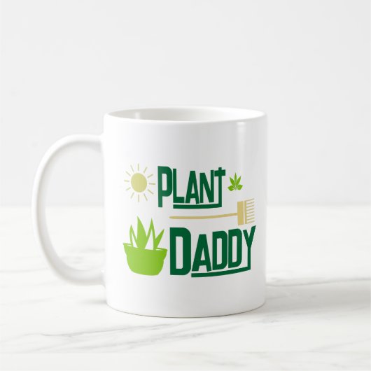 Plant Papa Gardener's koffie Mok (Links)
