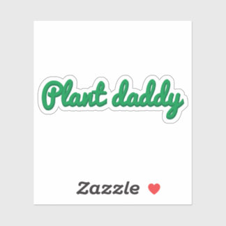 Plant papa grappige sticker