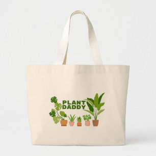 Plant papa Grote Canvas tas