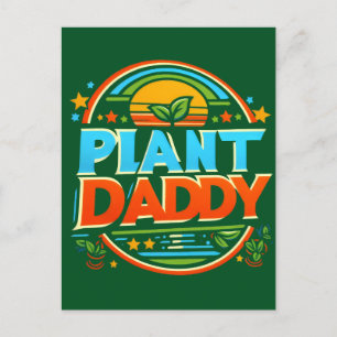 Plant papa Houseplants Tuinieren Landschapsarchite Briefkaart