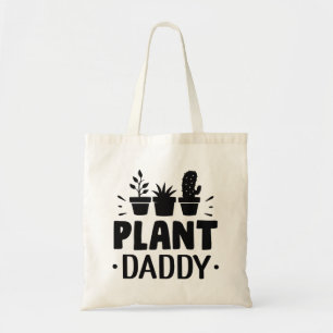 Plant papa tote bag
