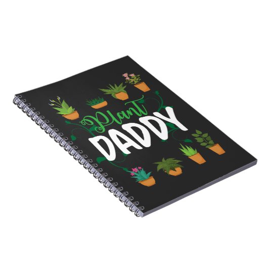 Plant Papa Vloer Gardener Vader Florist Notitieboek (Rechterzijde)