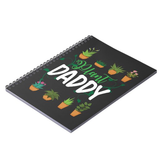 Plant Papa Vloer Gardener Vader Florist Notitieboek (Linkerzijde)