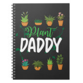 Plant Papa Vloer Gardener Vader Florist Notitieboek (Voorkant)
