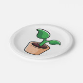Plant Papieren Bordje (Gekanteld)