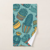Plant patroon bad handdoek (Handdoek)