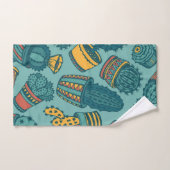 Plant patroon bad handdoek (Handdoek)