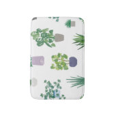 Plant patroon badmat (Voorkant Verticaal)