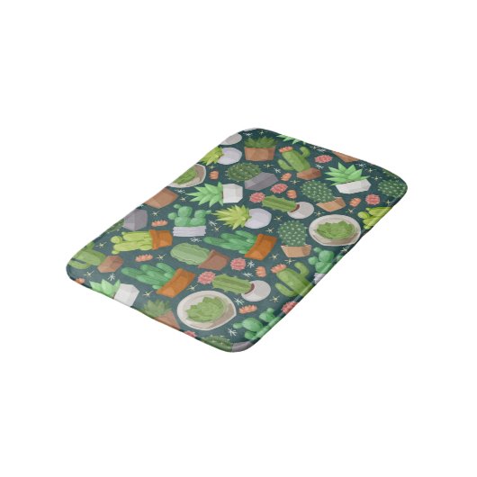 Plant patroon badmat (Gekanteld)