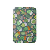 Plant patroon badmat (Voorkant Verticaal)