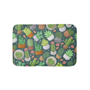 Plant patroon badmat