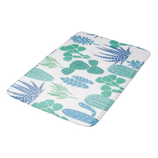 Plant patroon badmat (Gekanteld)