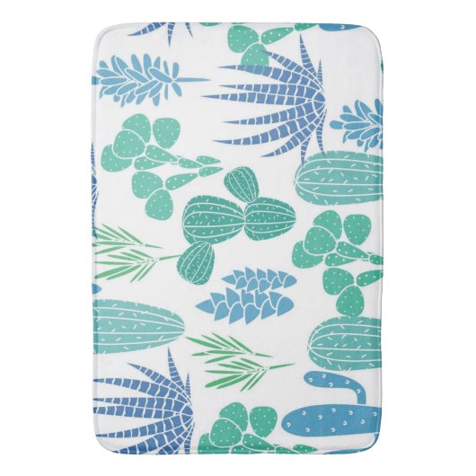 Plant patroon badmat (Voorkant Verticaal)