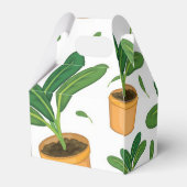 Plant patroon bedankdoosjes (Achterkant)