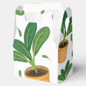 Plant patroon bedankdoosjes (Geopend)