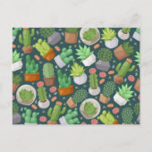 Plant patroon briefkaart (Voorkant)