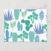 Plant patroon briefkaart (Voorkant)