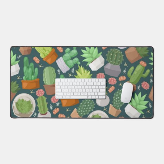 Plant patroon bureaumat (Keyboard & Muis)