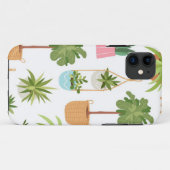 Plant patroon Case-Mate iPhone case (Achterkant (horizontaal))