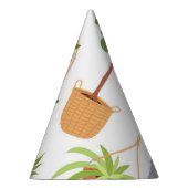 Plant patroon feesthoedjes (Rechts)
