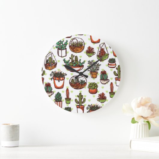 Plant patroon grote klok (Huis)