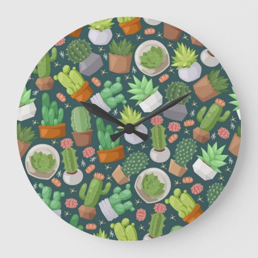 Plant patroon grote klok (Voorkant)